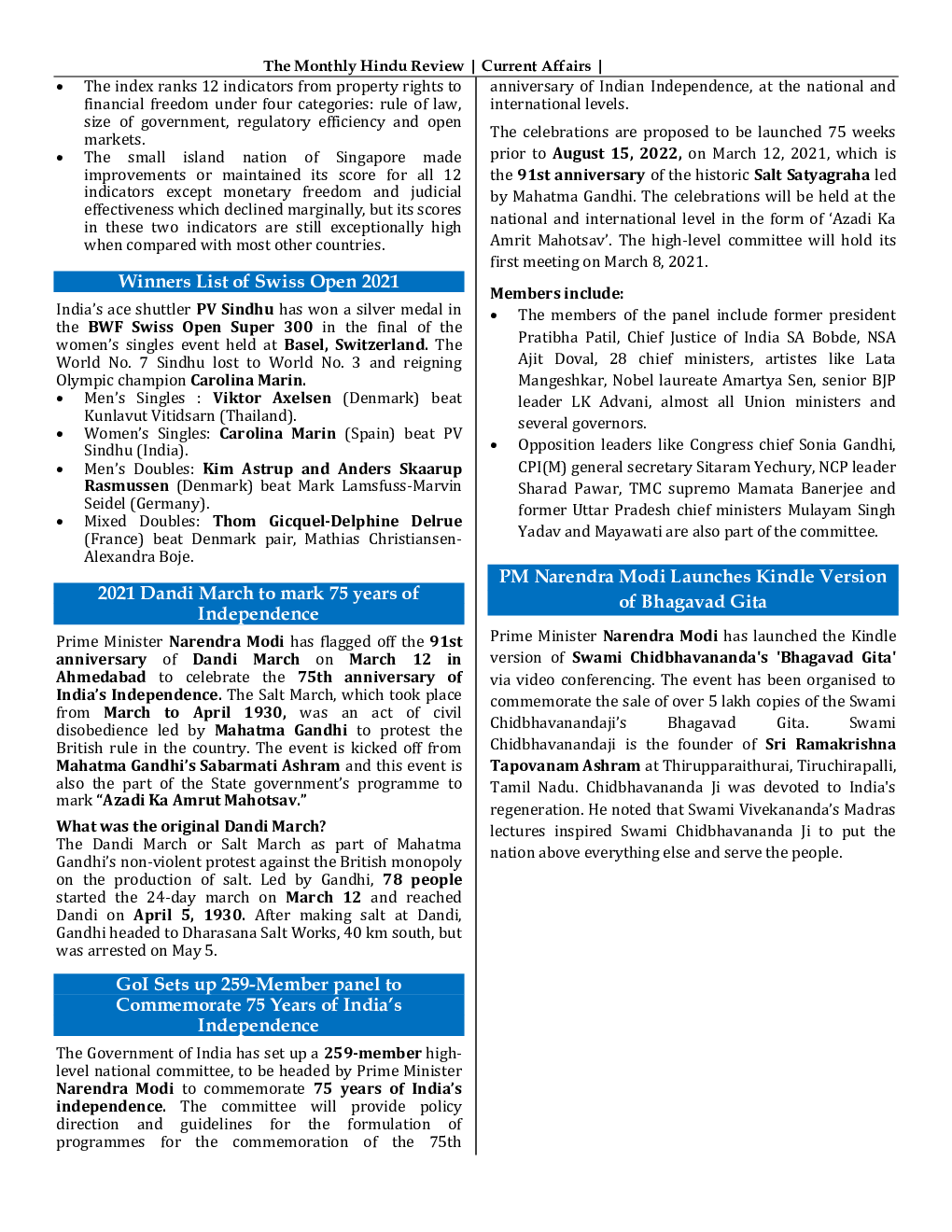 GK And Current Affairs March 2021 In English - Page 4