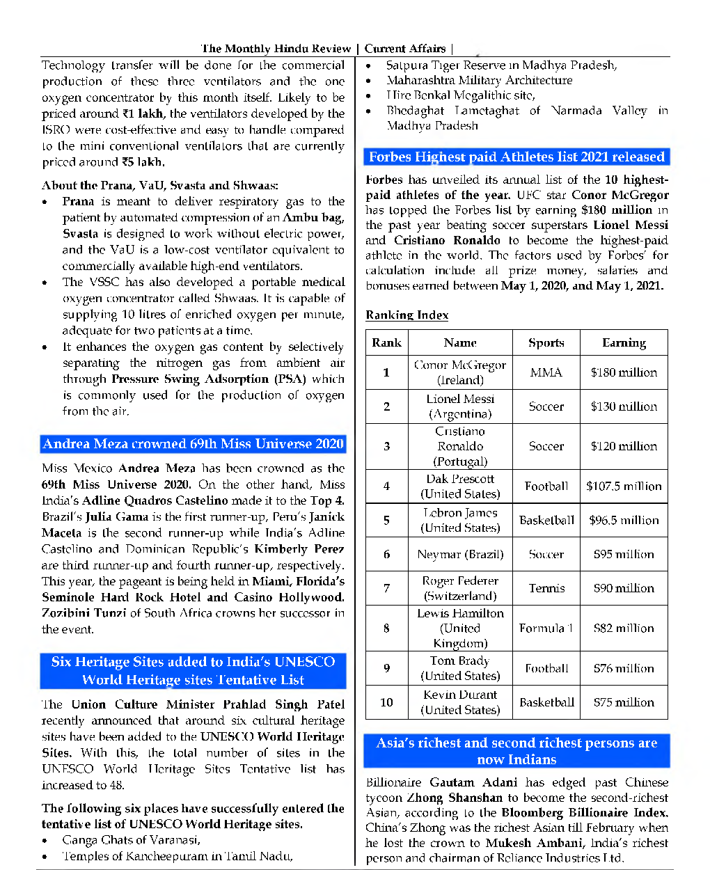 GK And Current Affairs May 2021 In English - Page 3