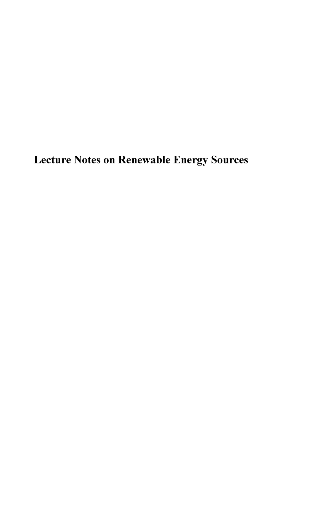 IES Mechanical Study Material Paper-I Renewable Sources of Energy - Page 2