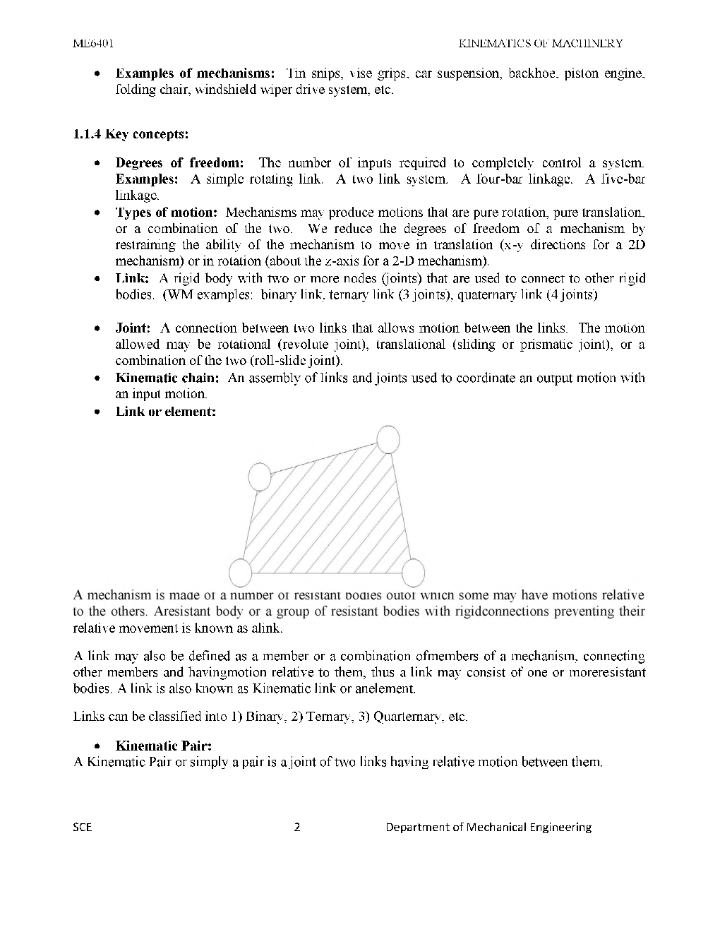 IES Mechanical Study Material Paper-II Mechanisms and Machines - Page 4