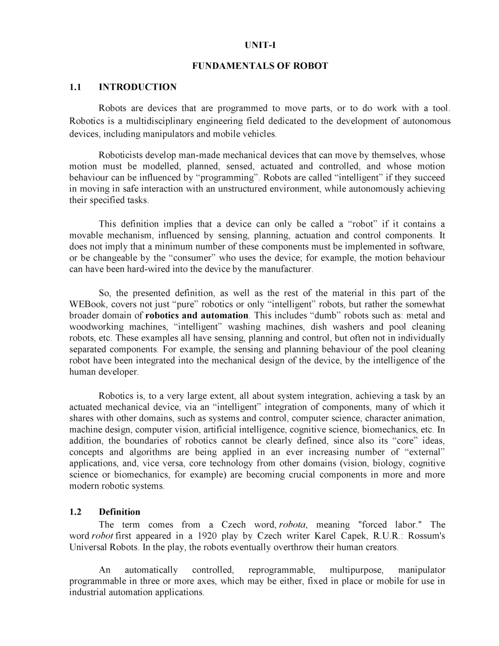 IES Mechanical Study Material Paper-II Mechatronics and Robotics - Page 3