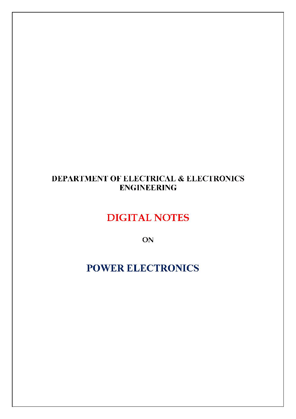 IES Electrical Engineering Study Material Power Electronics and Drives - Page 2