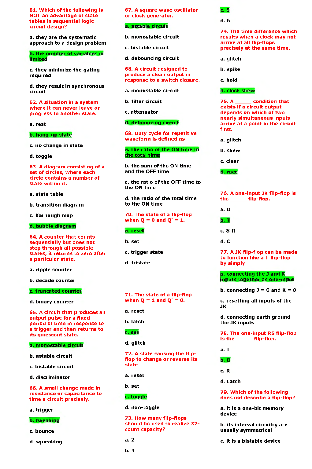 IES ETC Study Material MCQS - Page 5