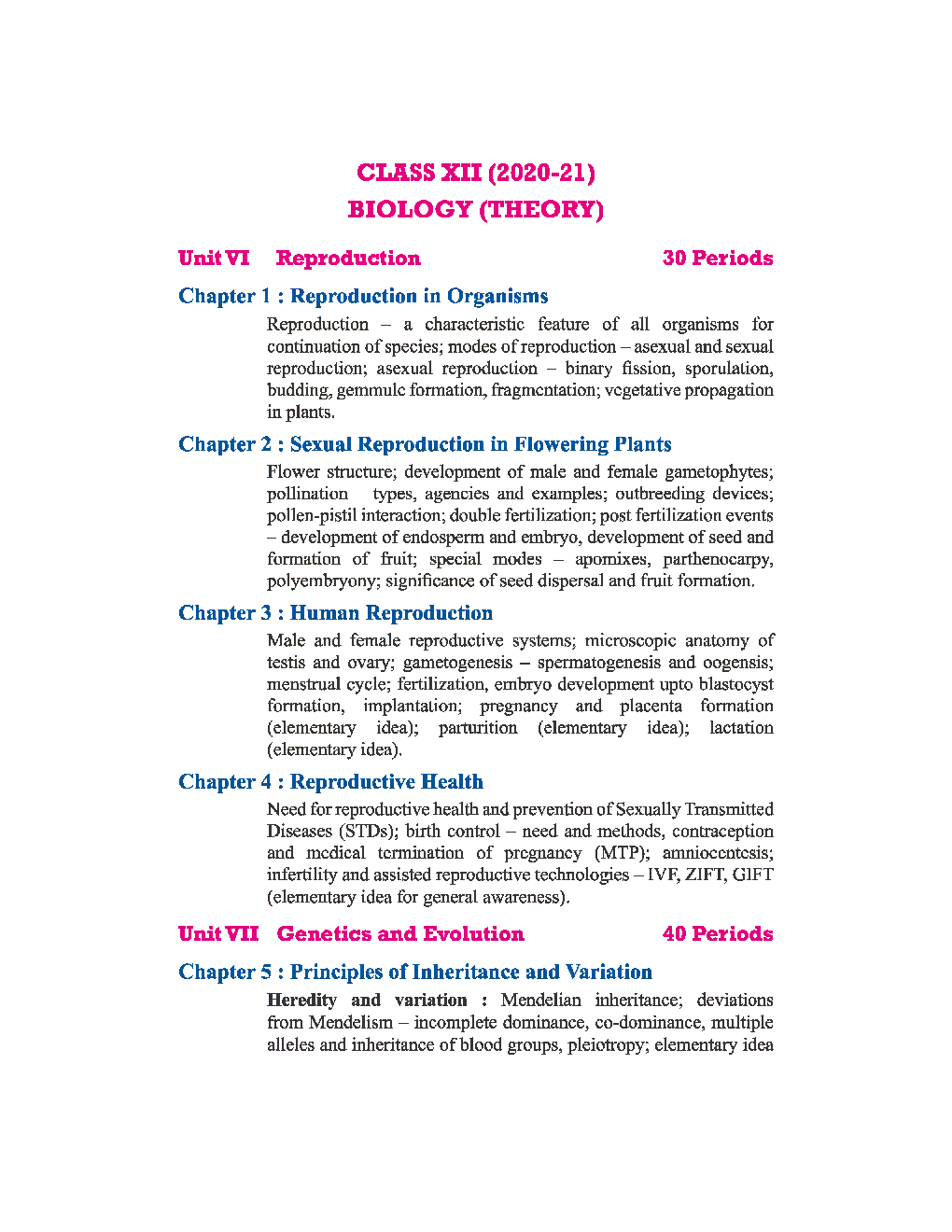 NCERT Study Material For Class-12 Biology - Page 5