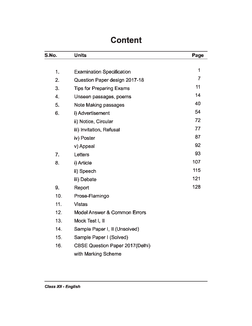 NCERT Study Material For Class-12 English - Page 3