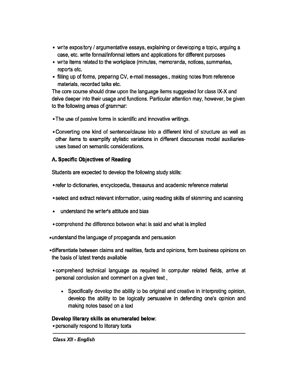 NCERT Study Material For Class-12 English - Page 5