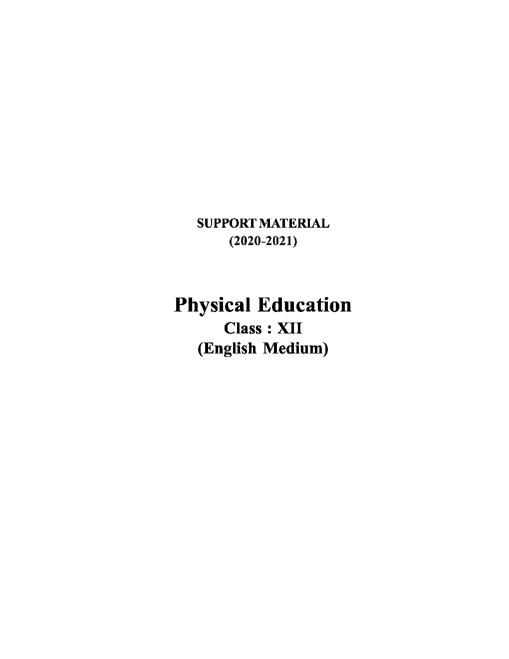 NCERT Study Material For Class-12 Physical Education - Page 2