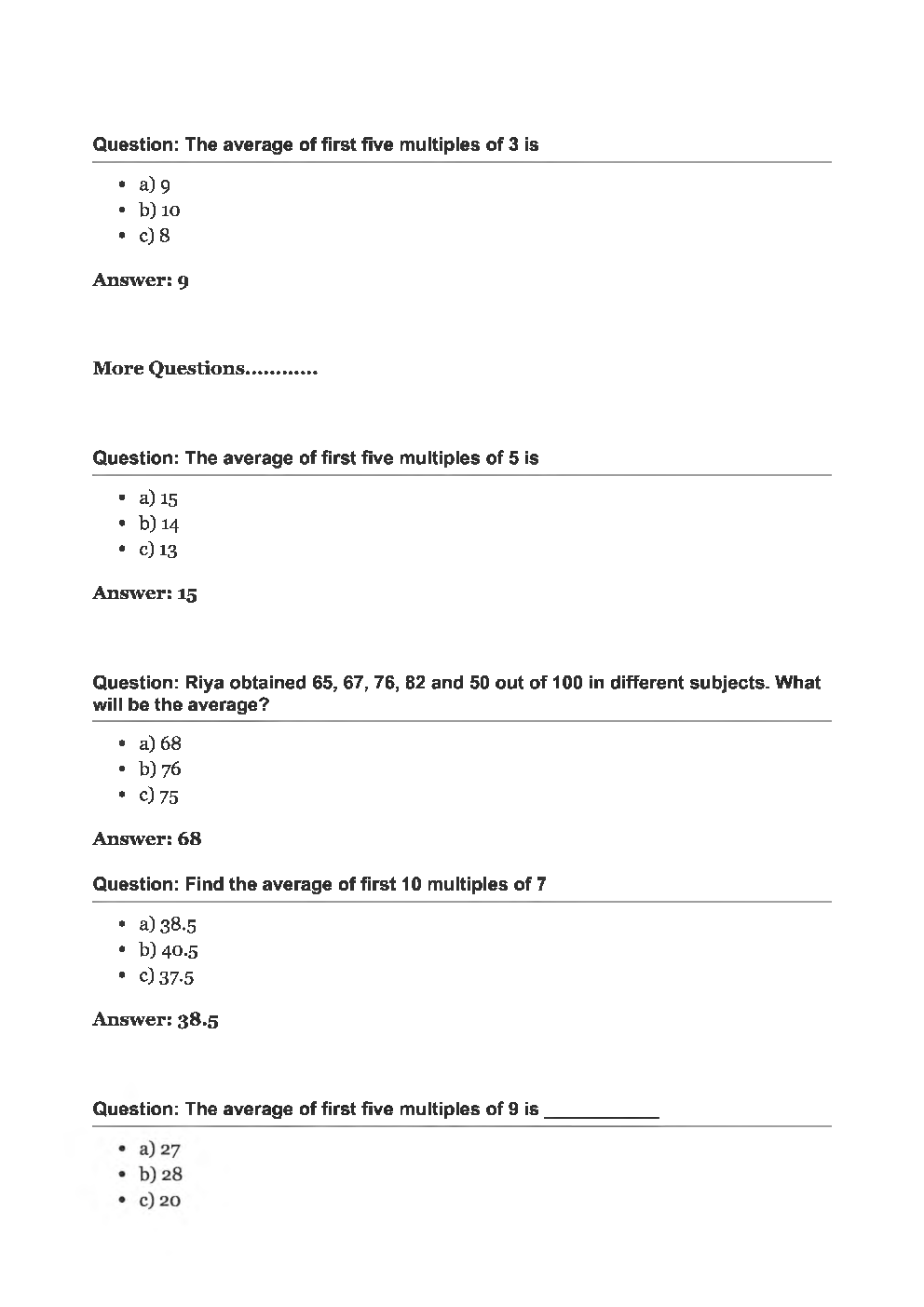 Olympiad Class-5 Topic Wise MCQs For Maths - Page 5