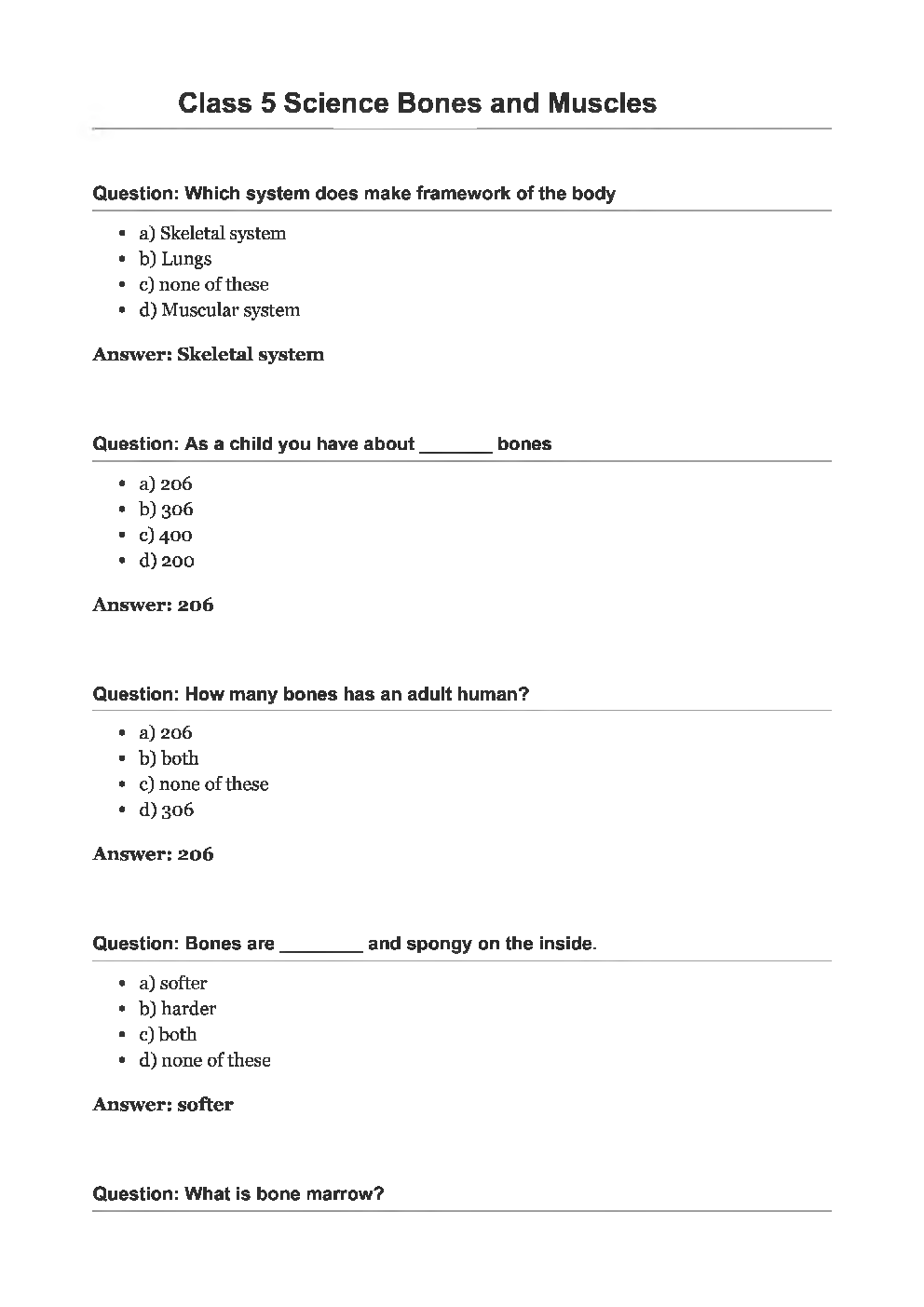 Olympiad Class-5 Topic Wise MCQs For Science - Page 3