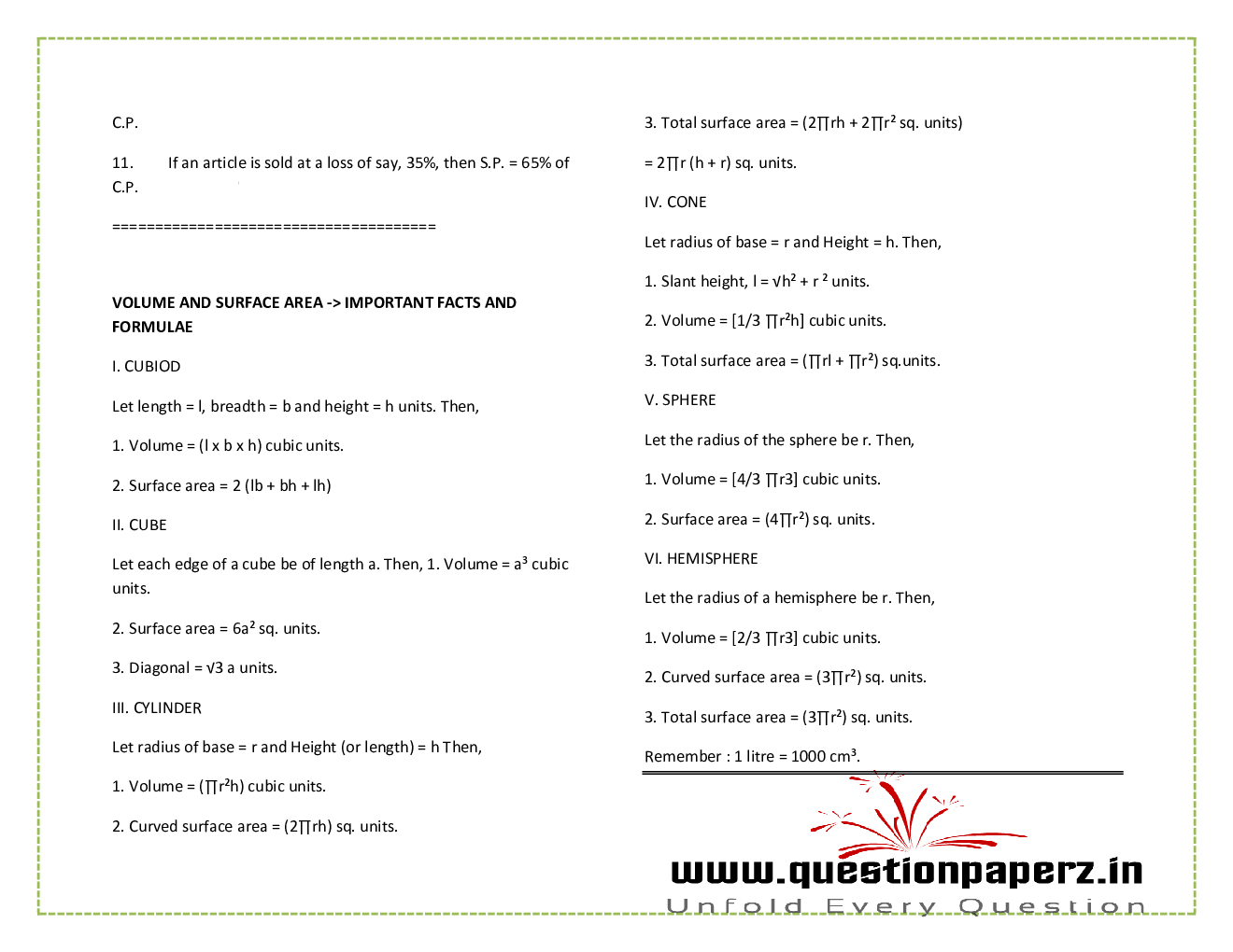 Bank PO Formula Book - Page 3