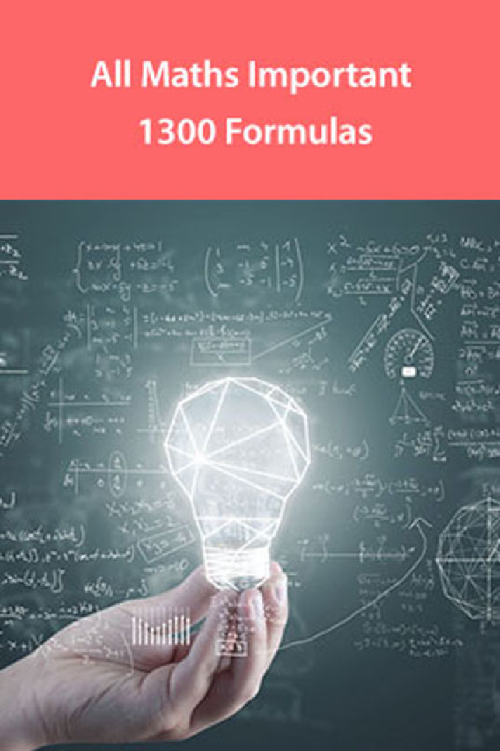 All Maths Important 1300 Formulas - Page 1