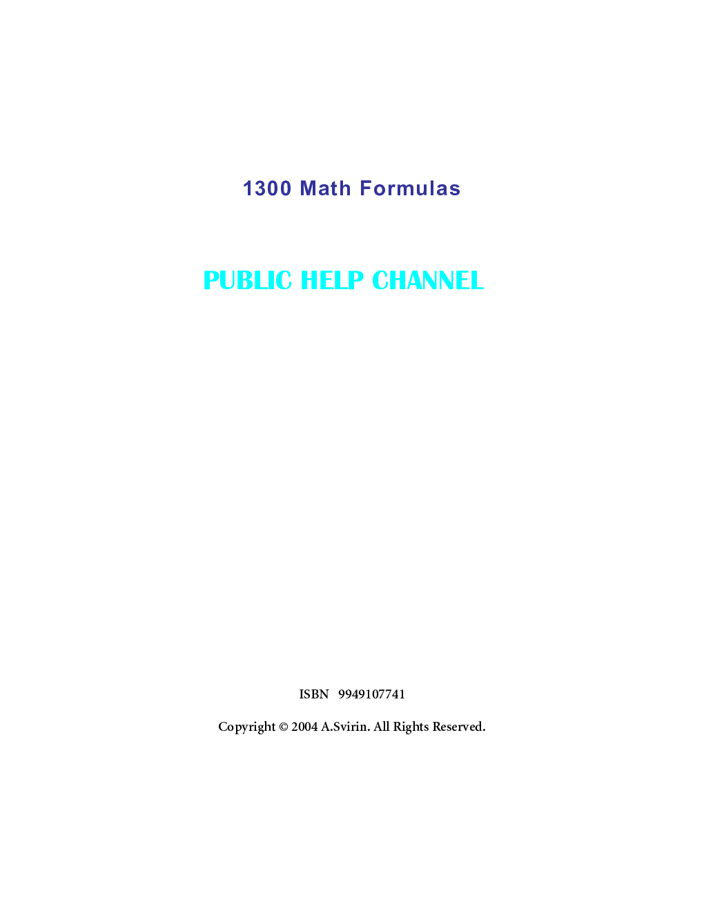 All Maths Important 1300 Formulas - Page 2