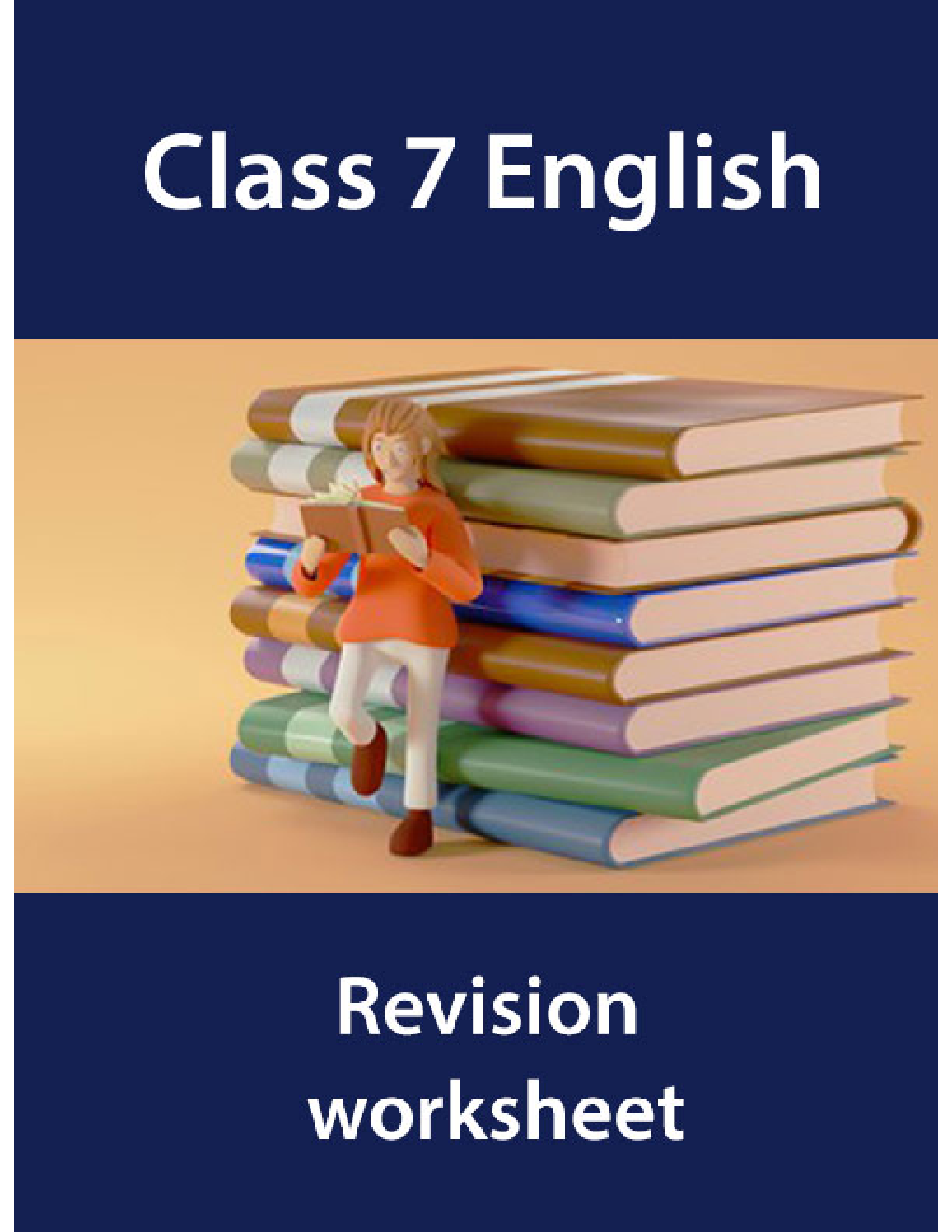 Class 7 English Revision worksheet - Page 1