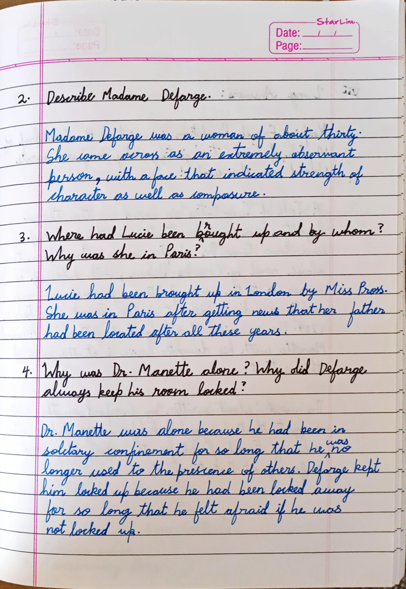 Class 8 English A tale of 2 Cities - Page 5