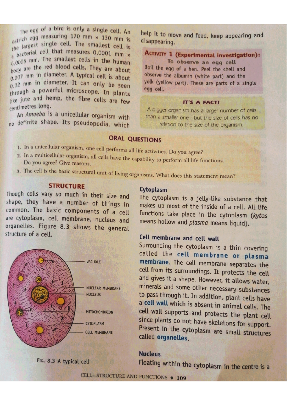 Class 8 Science Cell - Structure And Function - Page 4