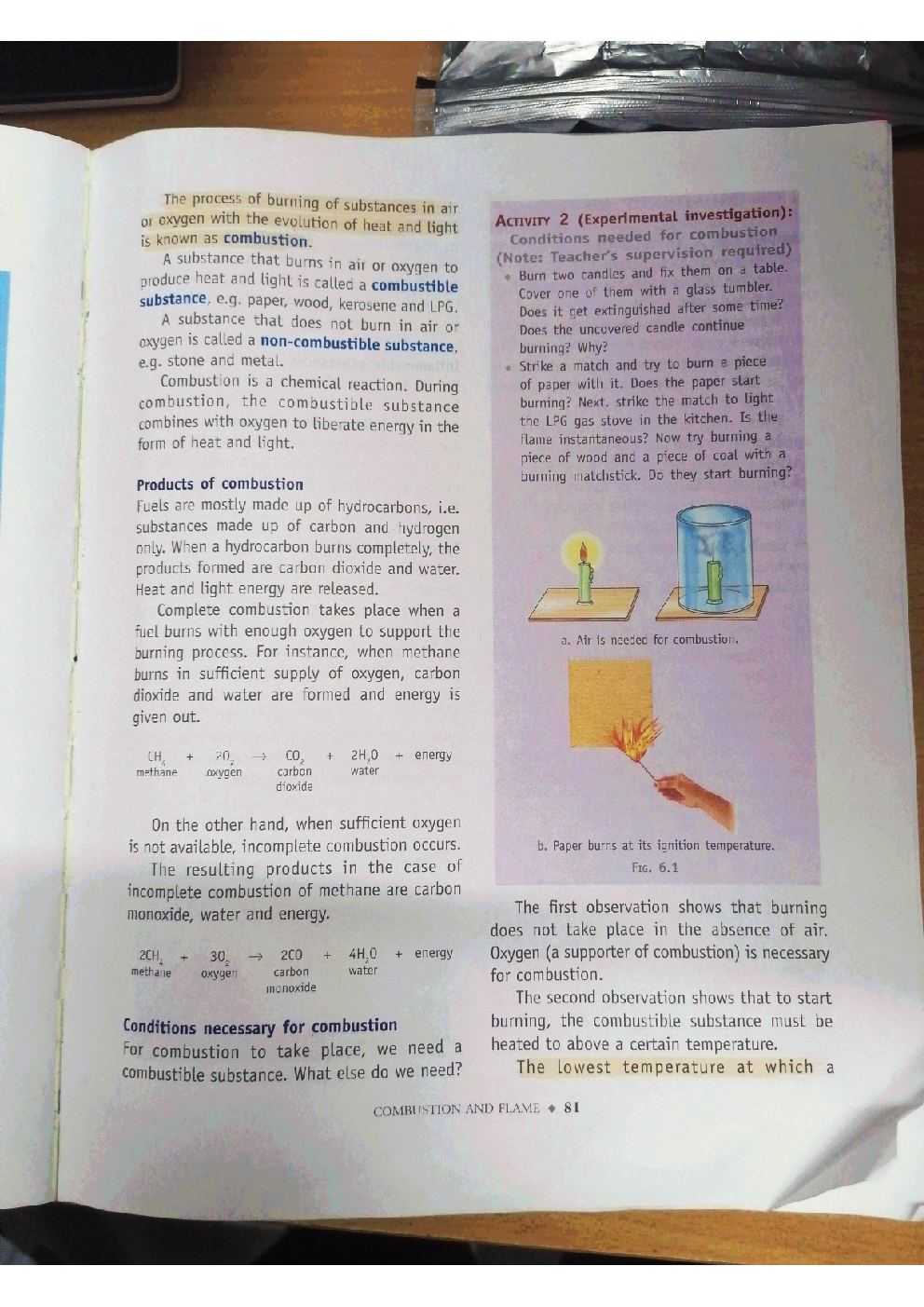 Class 8 Science Combustion And Flame - Page 3