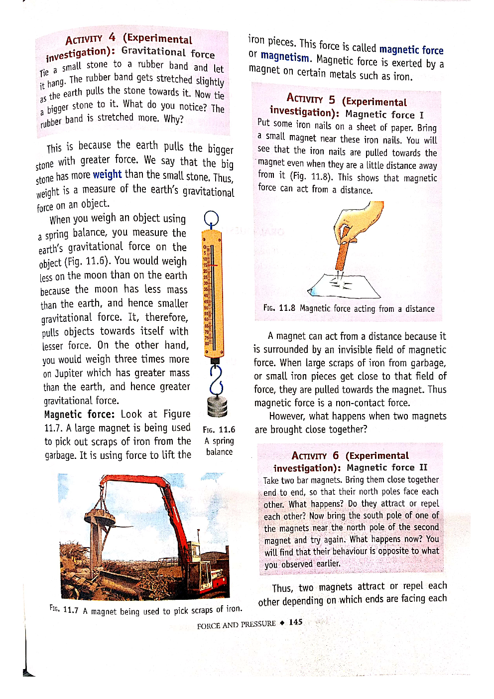Class 8 Science Force and Pressure - Page 4