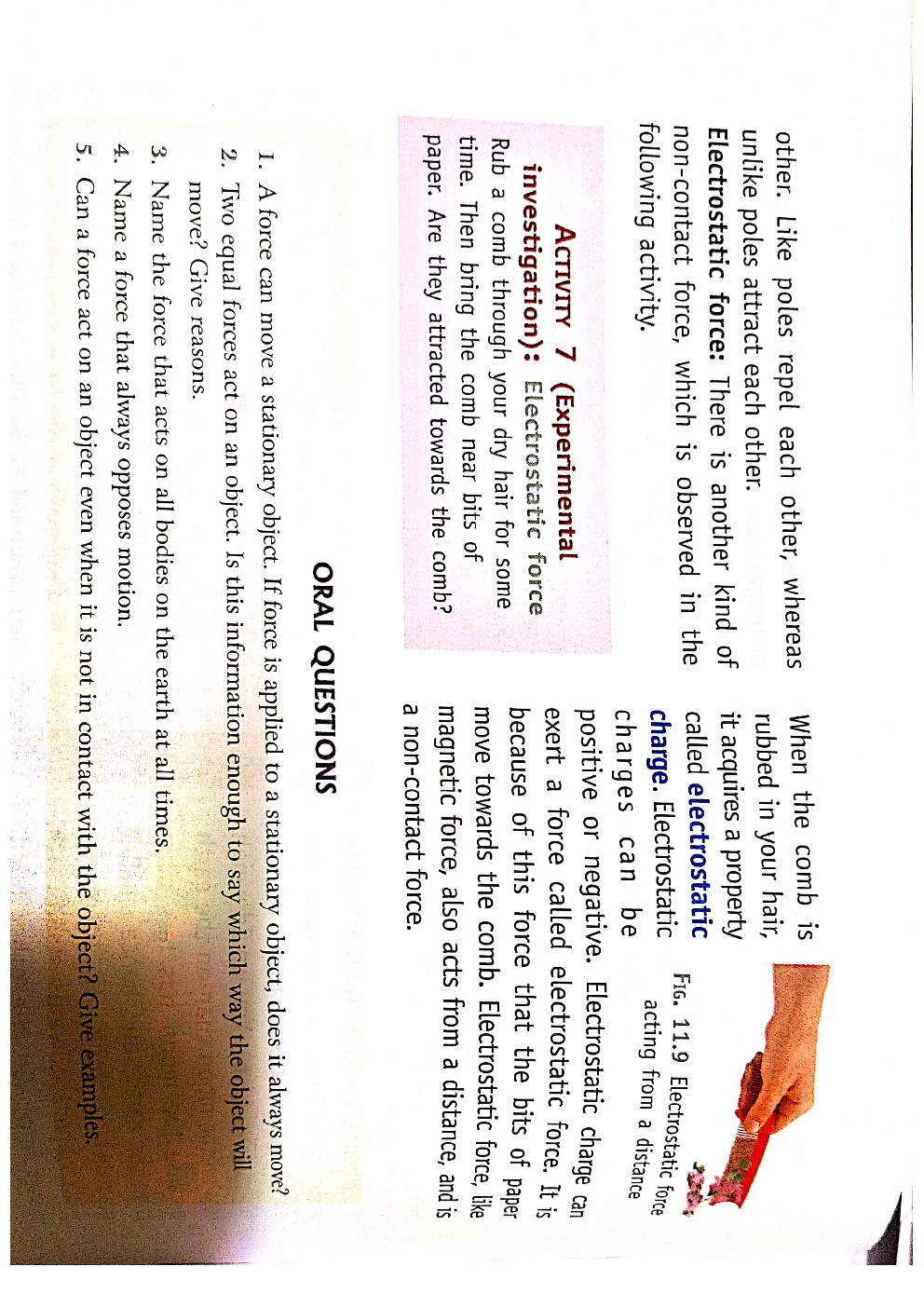 Class 8 Science Force and Pressure - Page 5