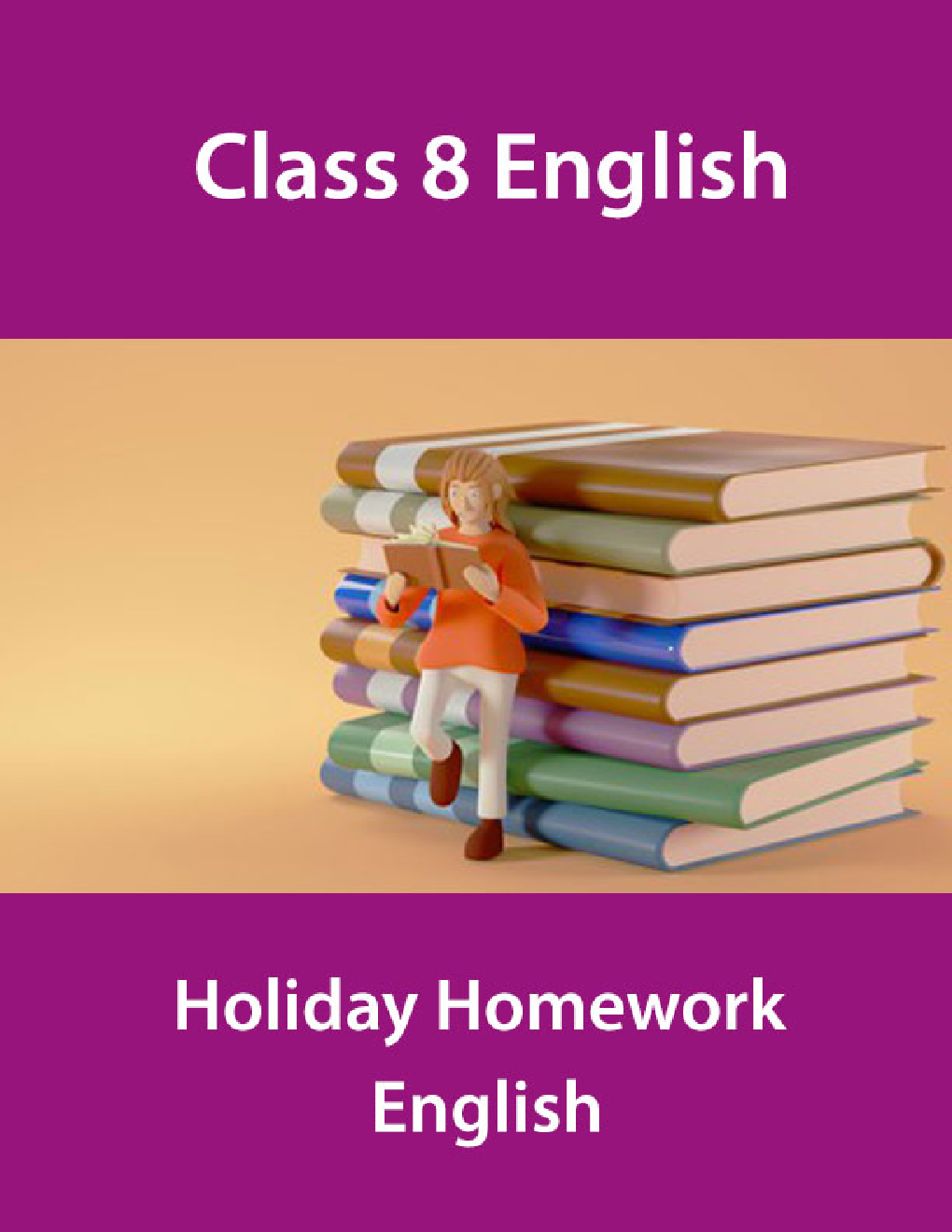 Class 8 English Holiday Homework English - Page 1