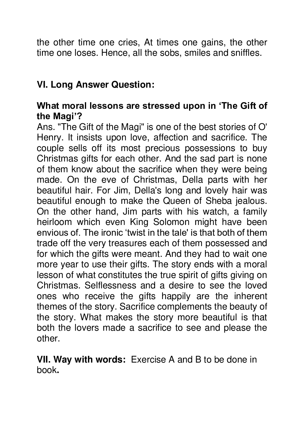 Class 8 English Literature The Gift of Magi - Page 5