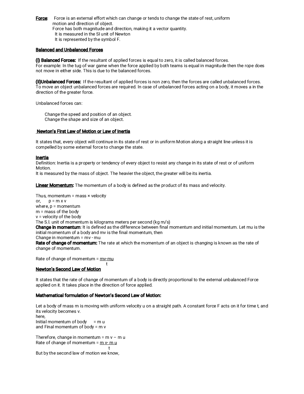 Class-9 Science Chapter 9 - Page 2