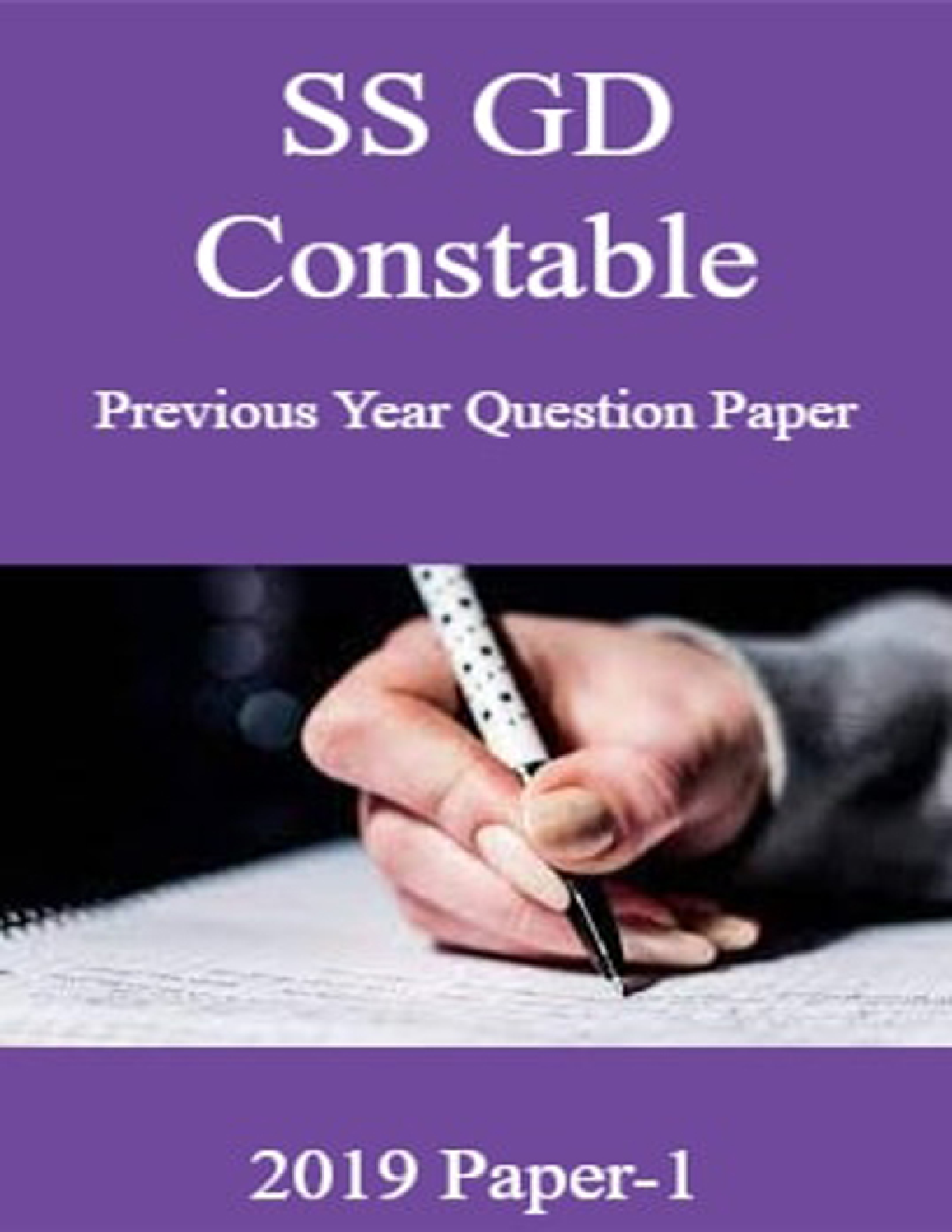 SSC GD Constable Previous Year Question Paper 2019 Paper-1 - Page 1