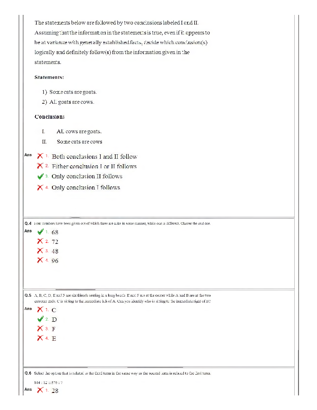 SSC GD Constable Previous Year Question Paper 2019 Paper-1 - Page 3
