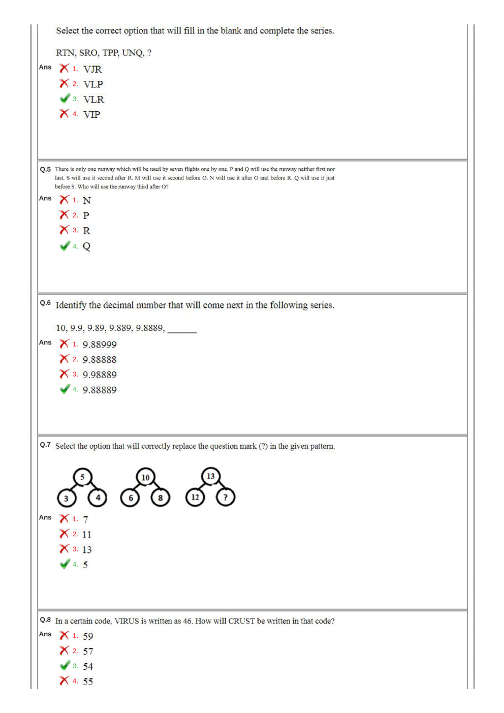 SSC GD Constable Previous Year Question Paper 2019 Paper-3 - Page 3