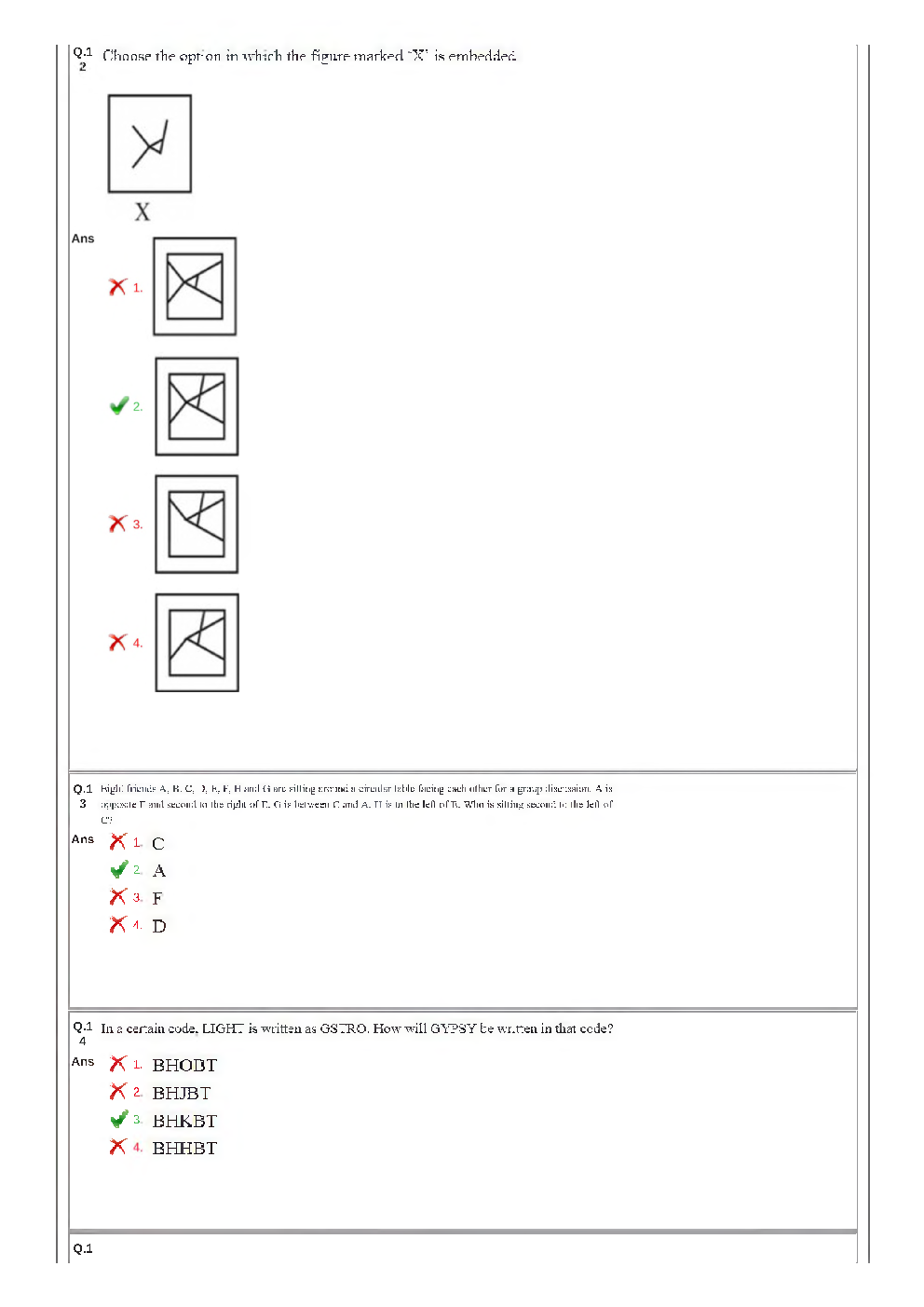 SSC GD Constable Previous Year Question Paper 2019 Paper-3 - Page 5