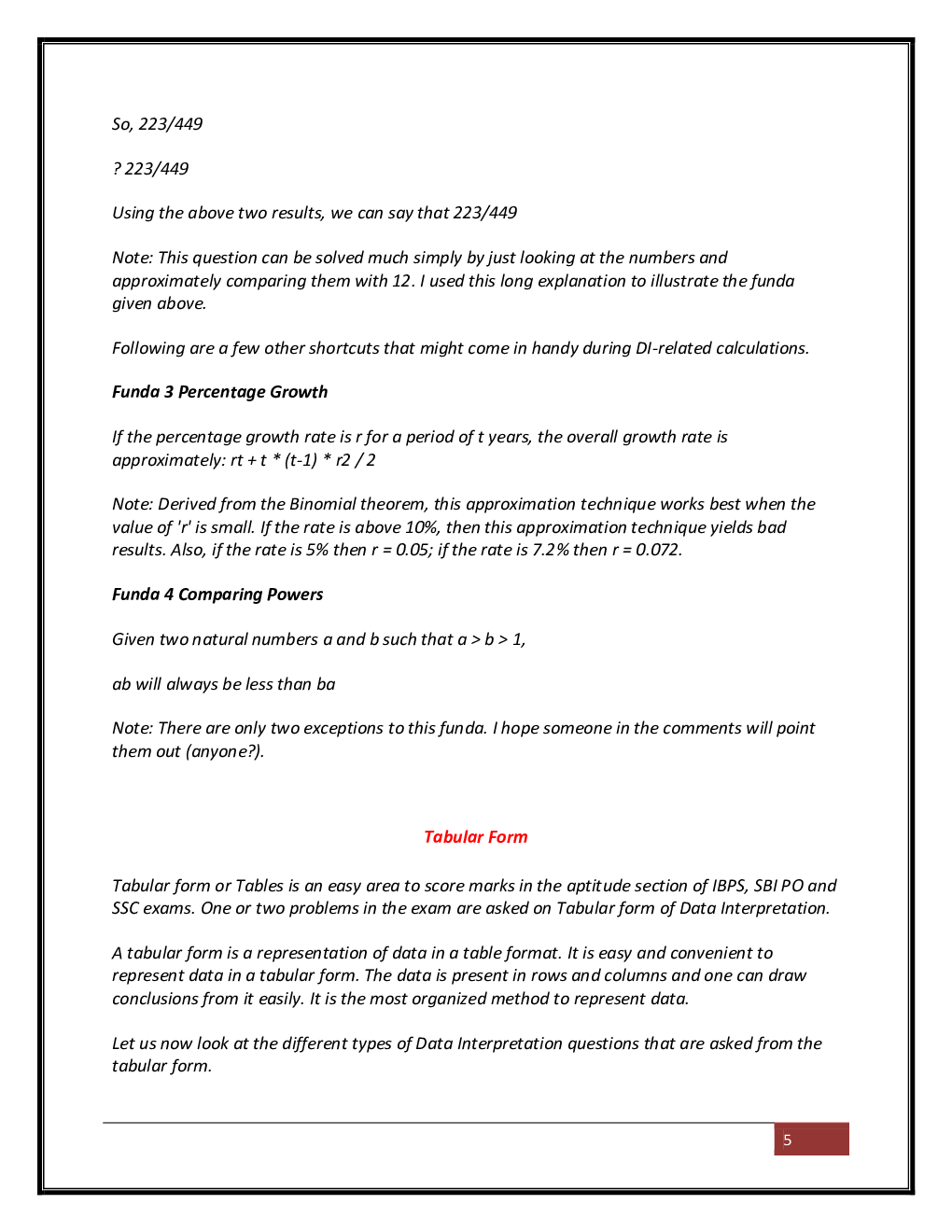 Tabulation MCQs Study Material For All Competitve Exam - Page 4