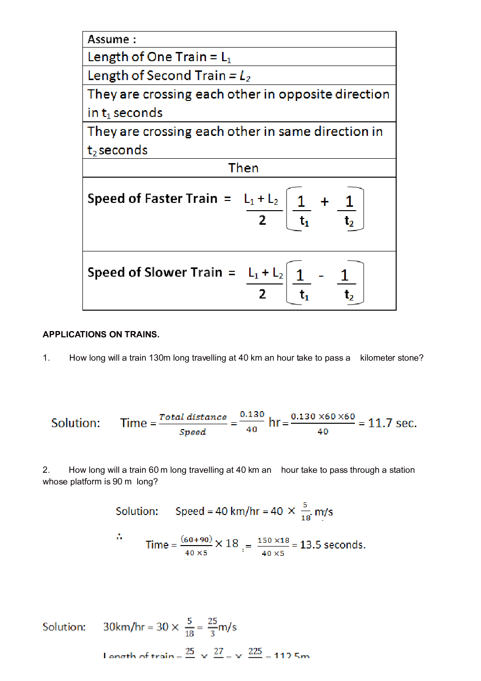 Problems On Trains MCQs Study Material For All Competitve Exam - Page 5