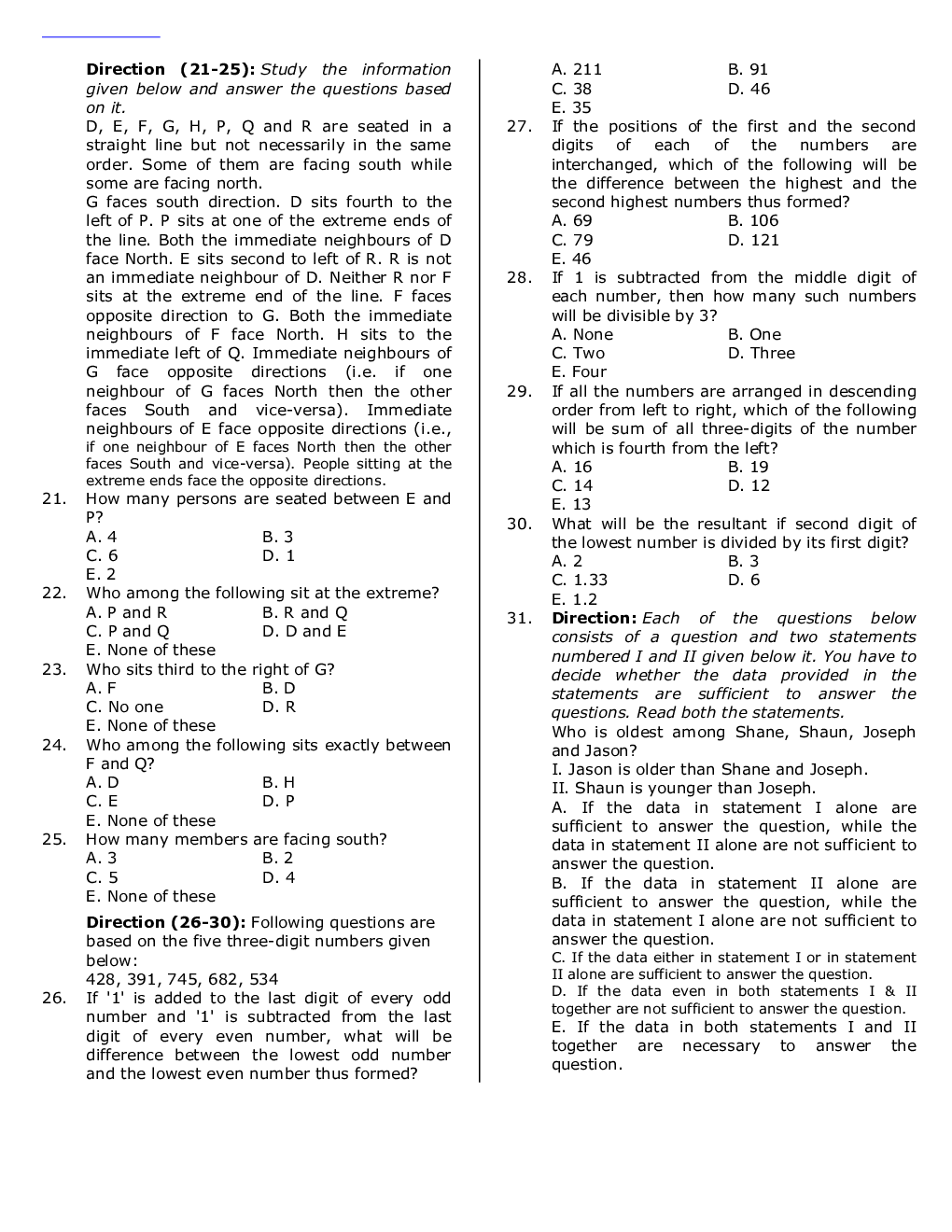 IBPS RRB Previous Year Question Paper-2 With Solutions-2018 - Page 4