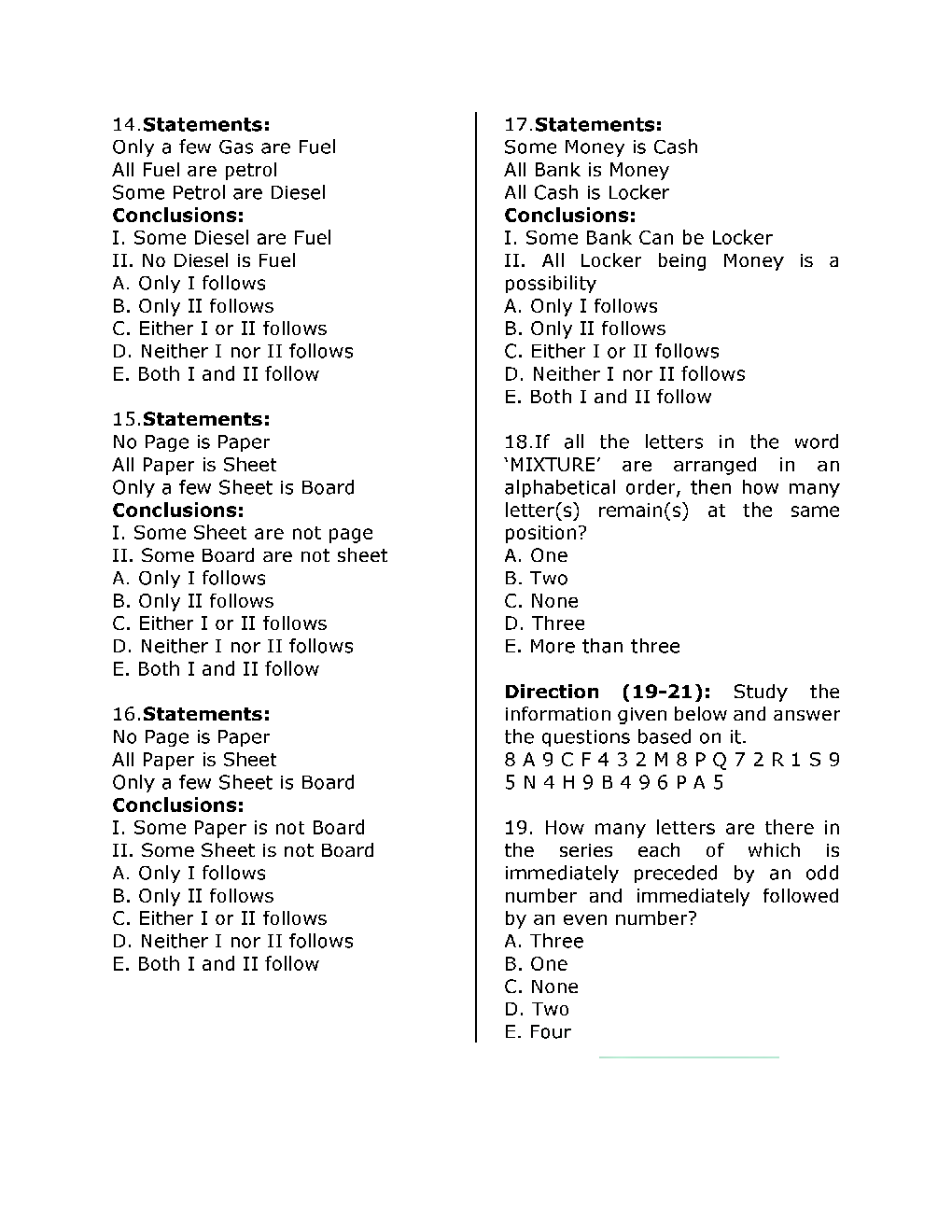 IBPS RRB Previous Year Question Paper-2 With Solutions-2020 - Page 4
