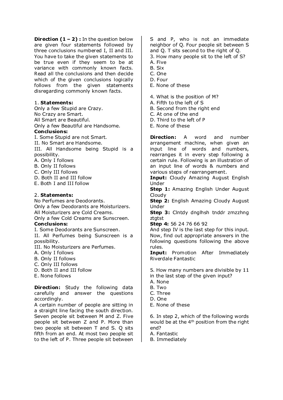 IBPS RRB Previous Year Question Paper-3 With Solutions-2019 - Page 2