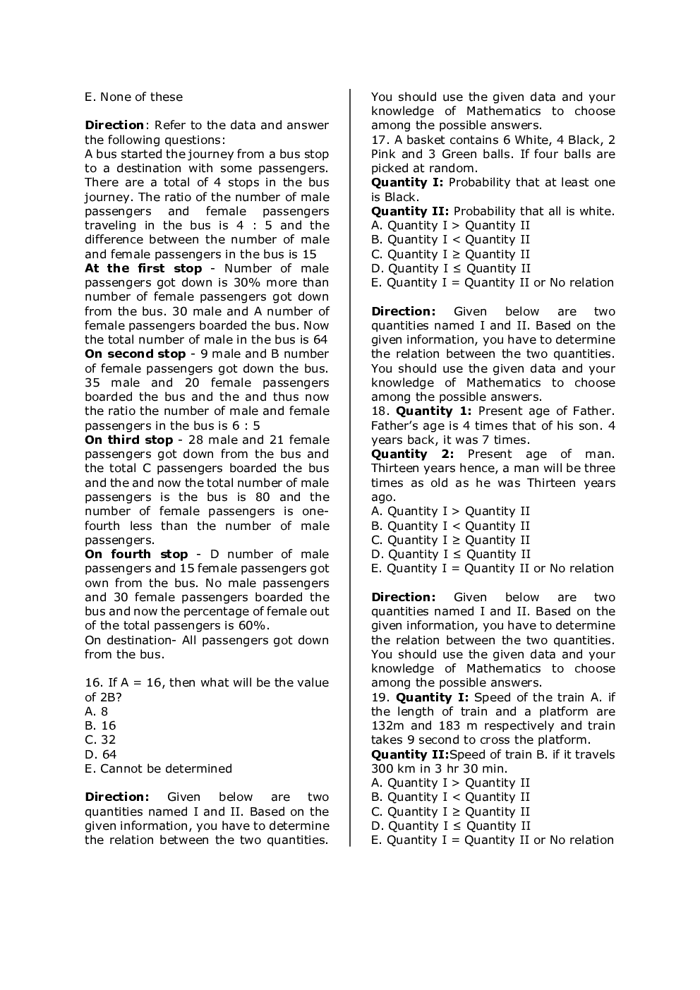 IBPS RRB Previous Year Question Paper-3 With Solutions-2019 - Page 5