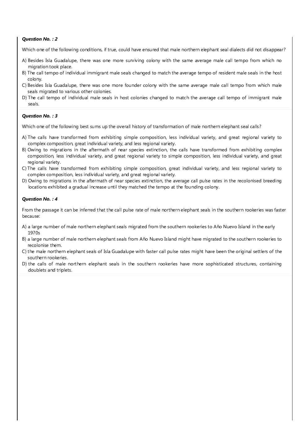 CAT 2020 Previous Year Question Papers With Solutions (Slot-1) - Page 3