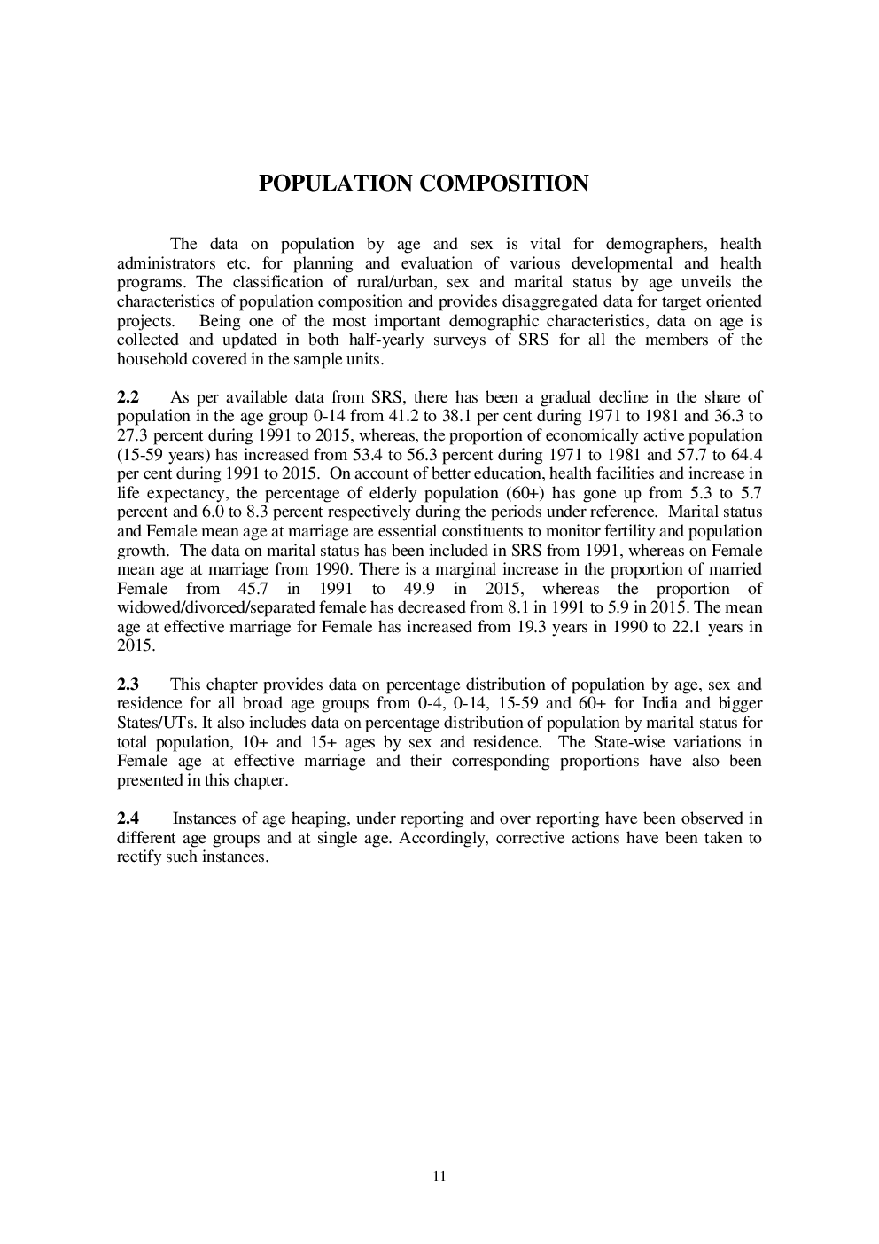 UGCNET Population Studies Study Material Population Composition And Change - Page 2