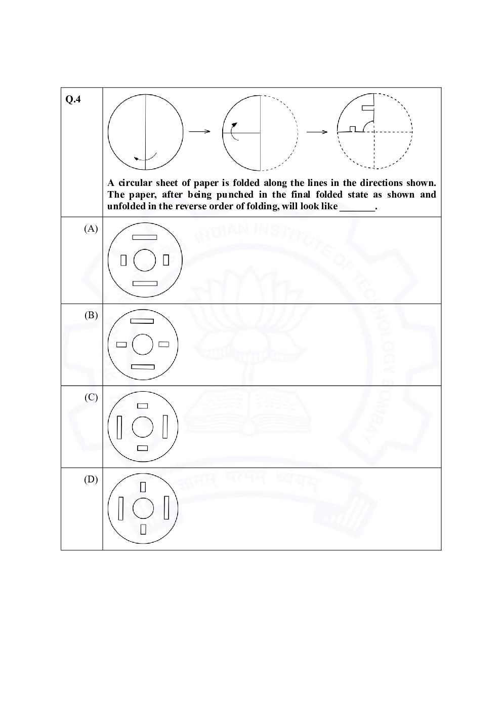 GATE 2021 Previous Year Question Paper with Answer Key For Biotechnology - Page 4