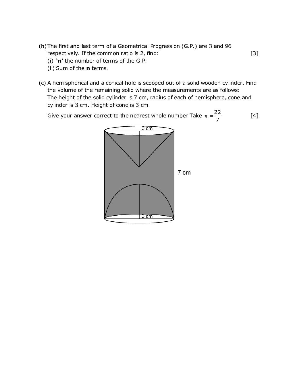 ICSE Class-10th Previous Year Question papers Mathematics 2019 - Page 5