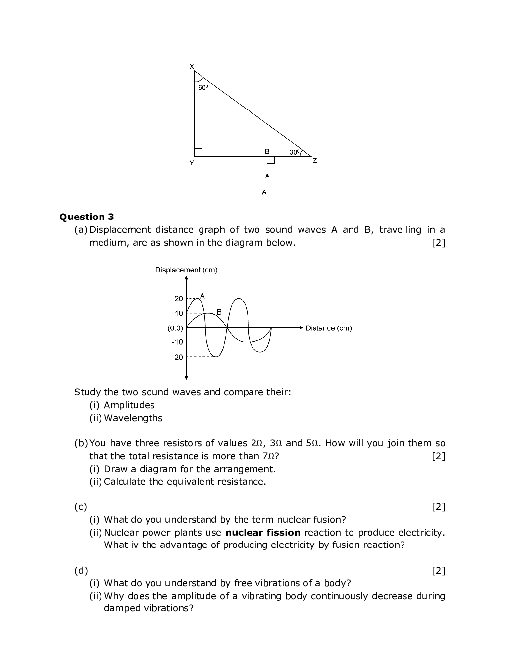 ICSE Class-10th Previous Year Question papers Physics 2018 - Page 4