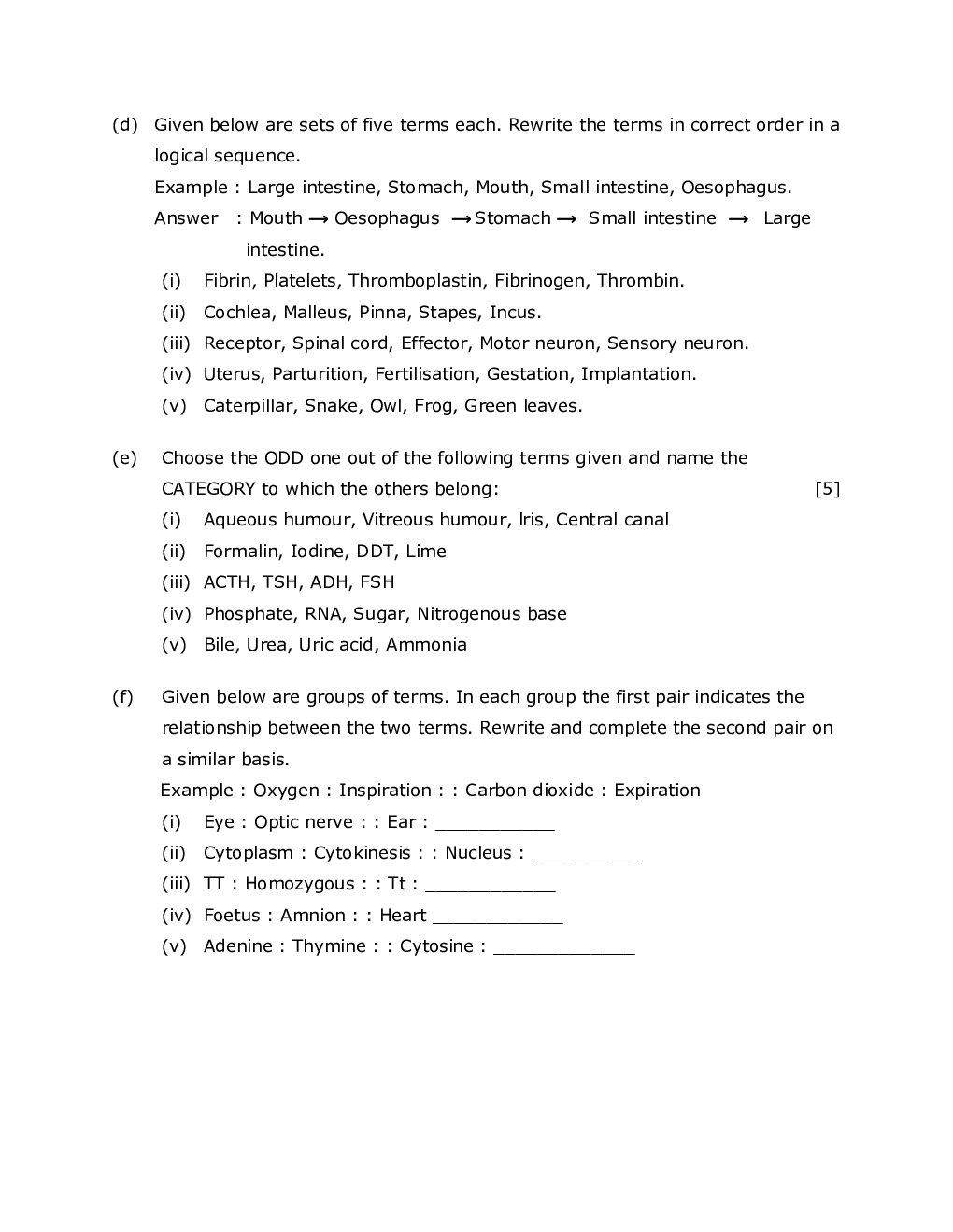 ICSE Class-10th Previous Year Question papers Biology 2017 - Page 4