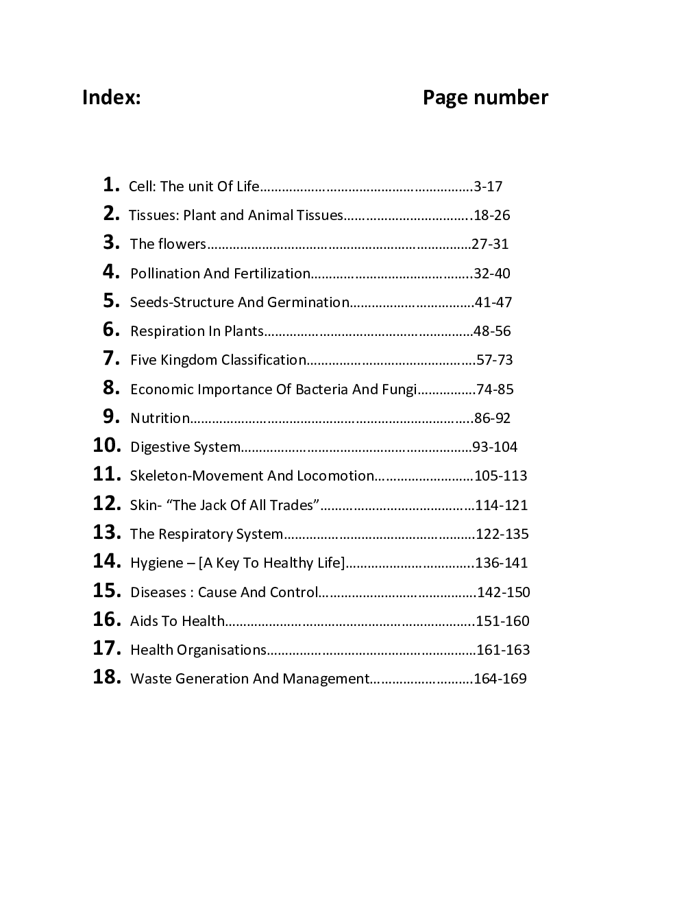ICSE Class-9th Study Material Biology - Page 2