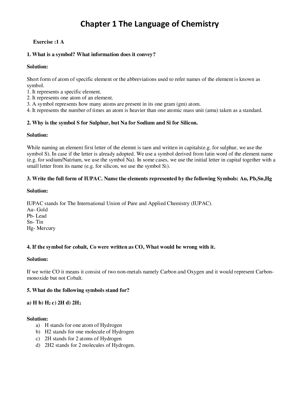 ICSE Class-9th Study Material Chemistry - Page 3