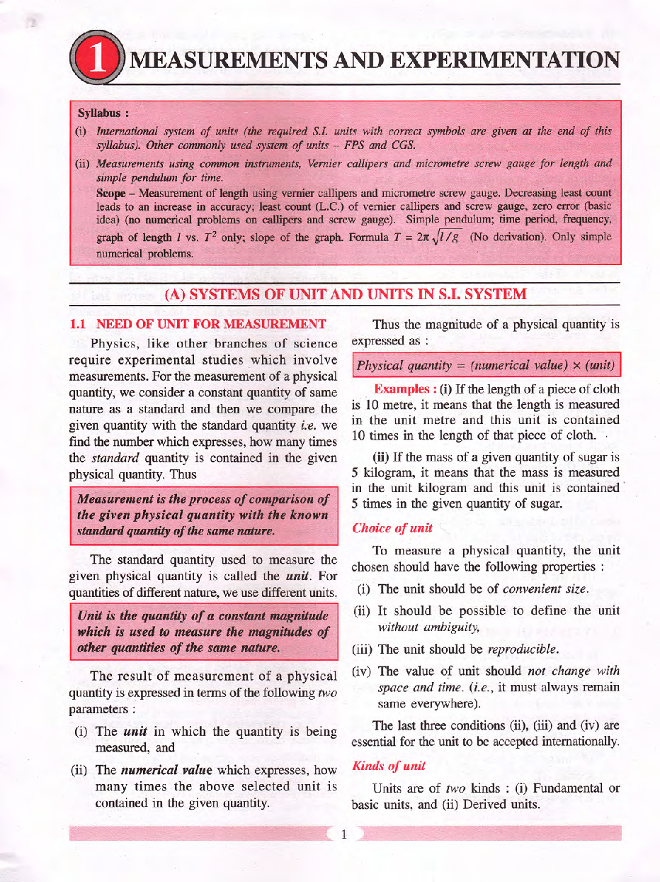 ICSE Class-9th Study Material Physics - Page 3