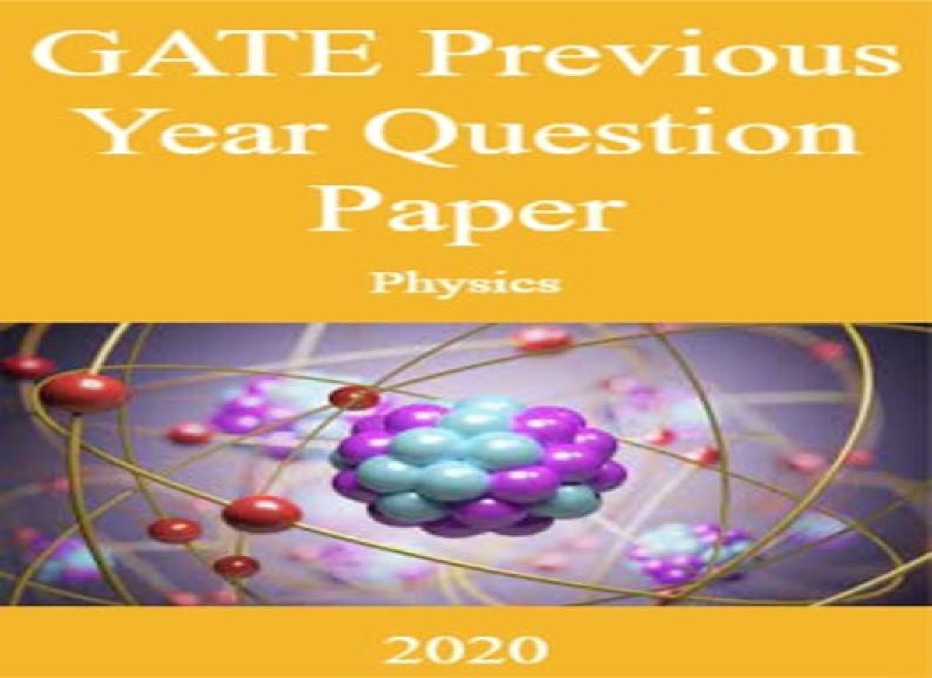 GATE Previous Year Question Paper Physics 2020 - Page 1