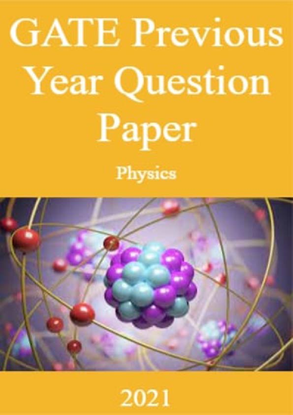 GATE Previous Year Question Paper Physics 2021 - Page 1