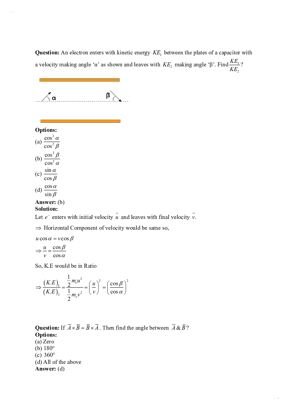 JEE Main 2021 Previous Year Question Paper with Solutions (Session-1, Shift-2  25 February) - Page 3