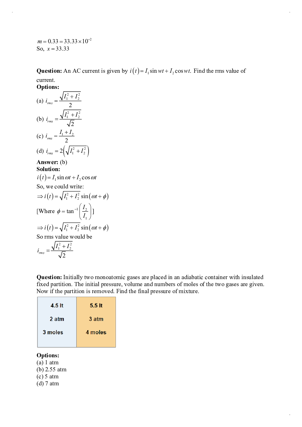 JEE Main 2021 Previous Year Question Paper with Solutions (Session-1, Shift-1  26 February) - Page 5