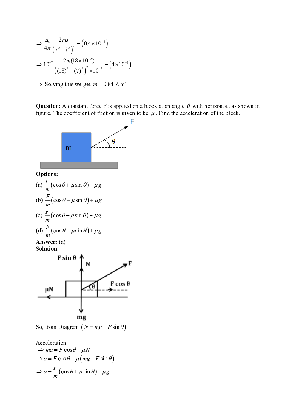 JEE Main 2021 Previous Year Question Paper with Solutions (Session-2, Shift-1  16 March) - Page 4