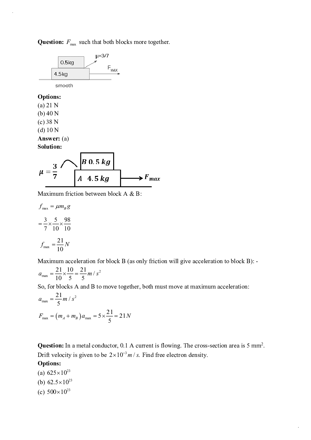 JEE Main 2021 Previous Year Question Paper with Solutions (Session-2, Shift-1  17 March) - Page 3